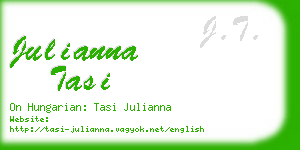 julianna tasi business card
